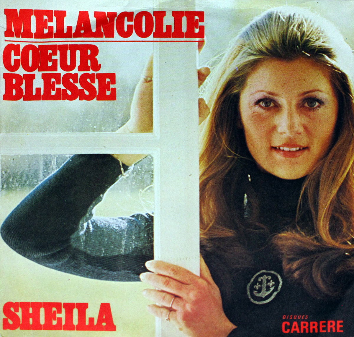 SHEILA REVIENS JE T'AIME LA PLUIE 7" PS Single